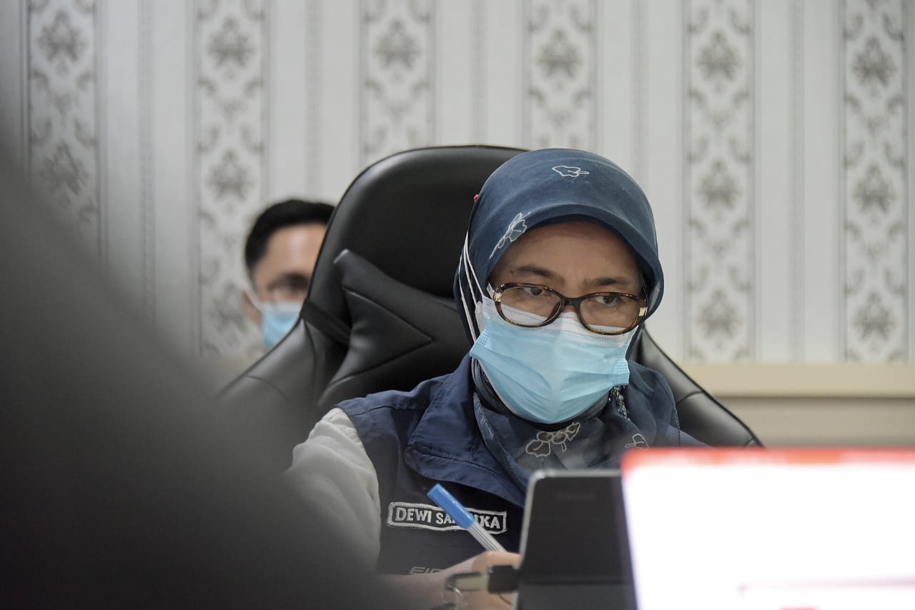 Caption: Plt Kepala Dinas Kesehatan Provinsi Jabar Dewi Sartika. (Foto: Aldien/Biro Adpim Jabar)