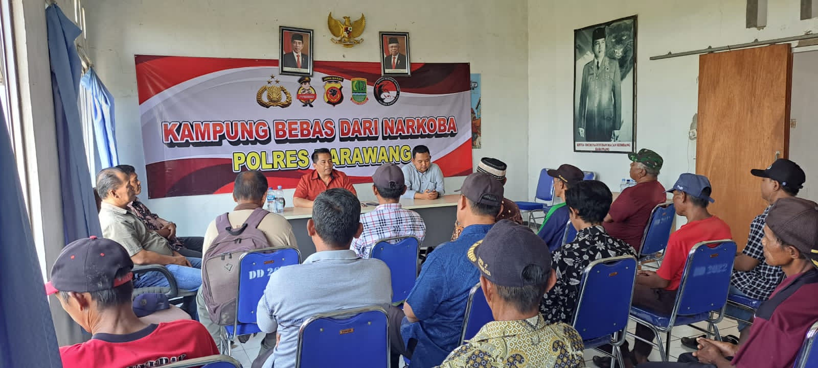 Kasat Narkoba Polres Karawang AKP Arief Zaenal Abidin Sosialisasi Kepada Masyarakat