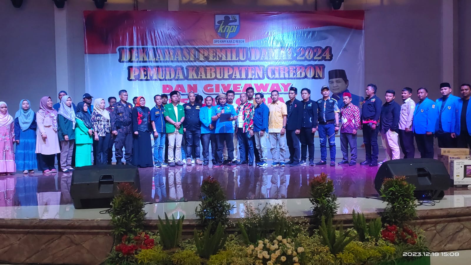 Deklarasi Pemilu Damai KNPI Kab Cirebon